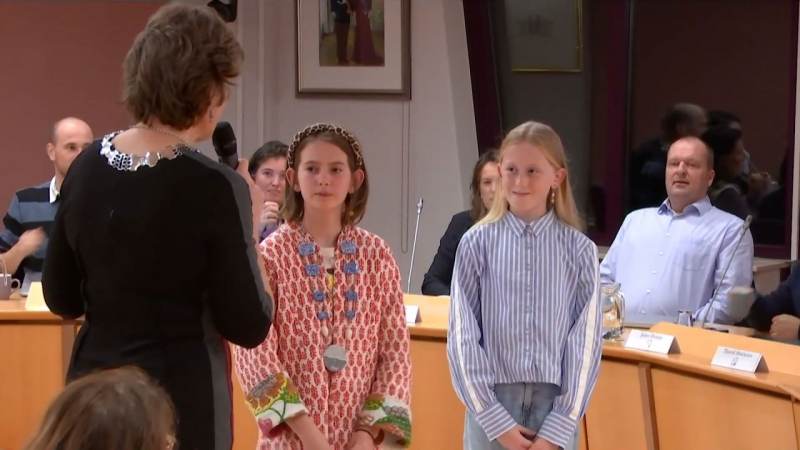 Jaia Koelemeijer is de nieuwe kinderburgemeester van Waterland